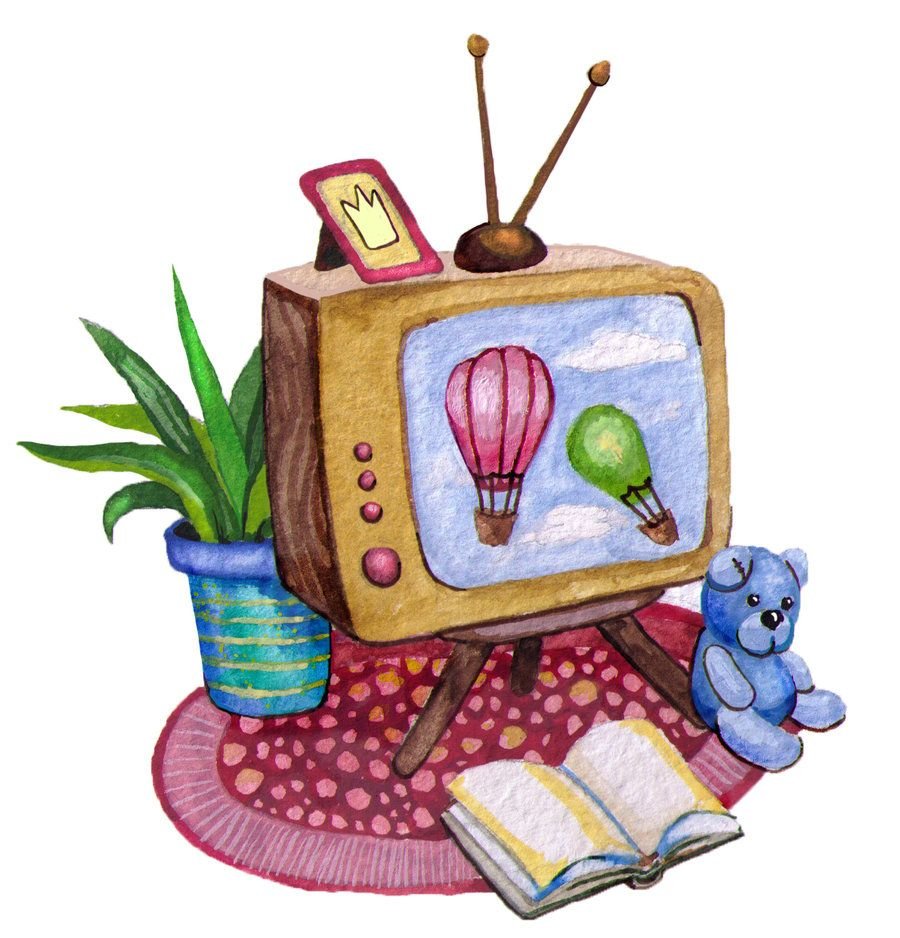 Телевизор мультяшный