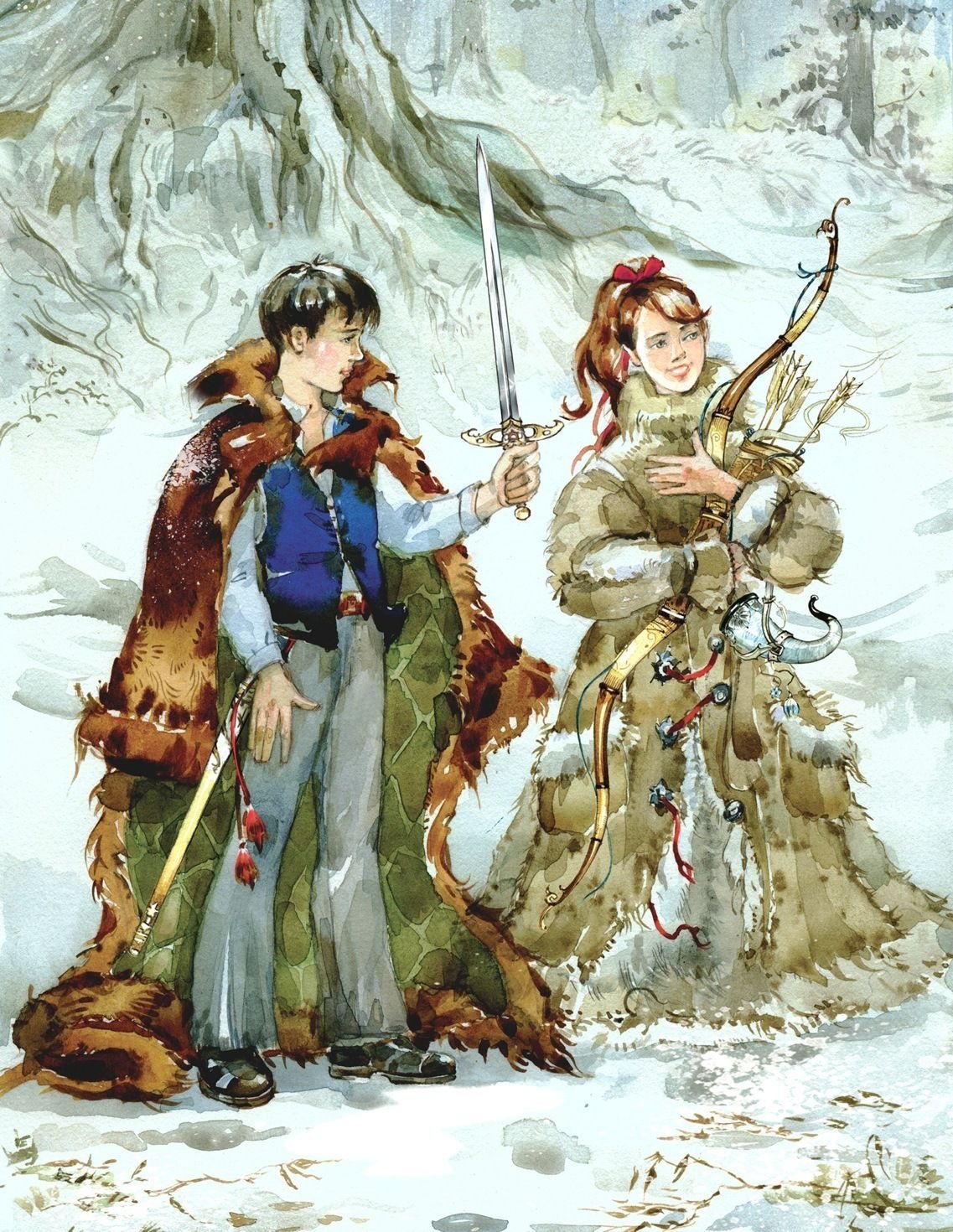 Хроники Нарнии иллюстрации к книге