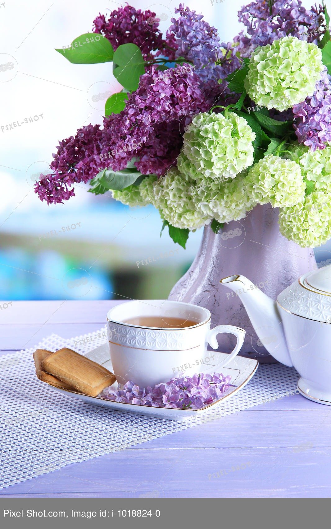 Доброе сиреневое утро