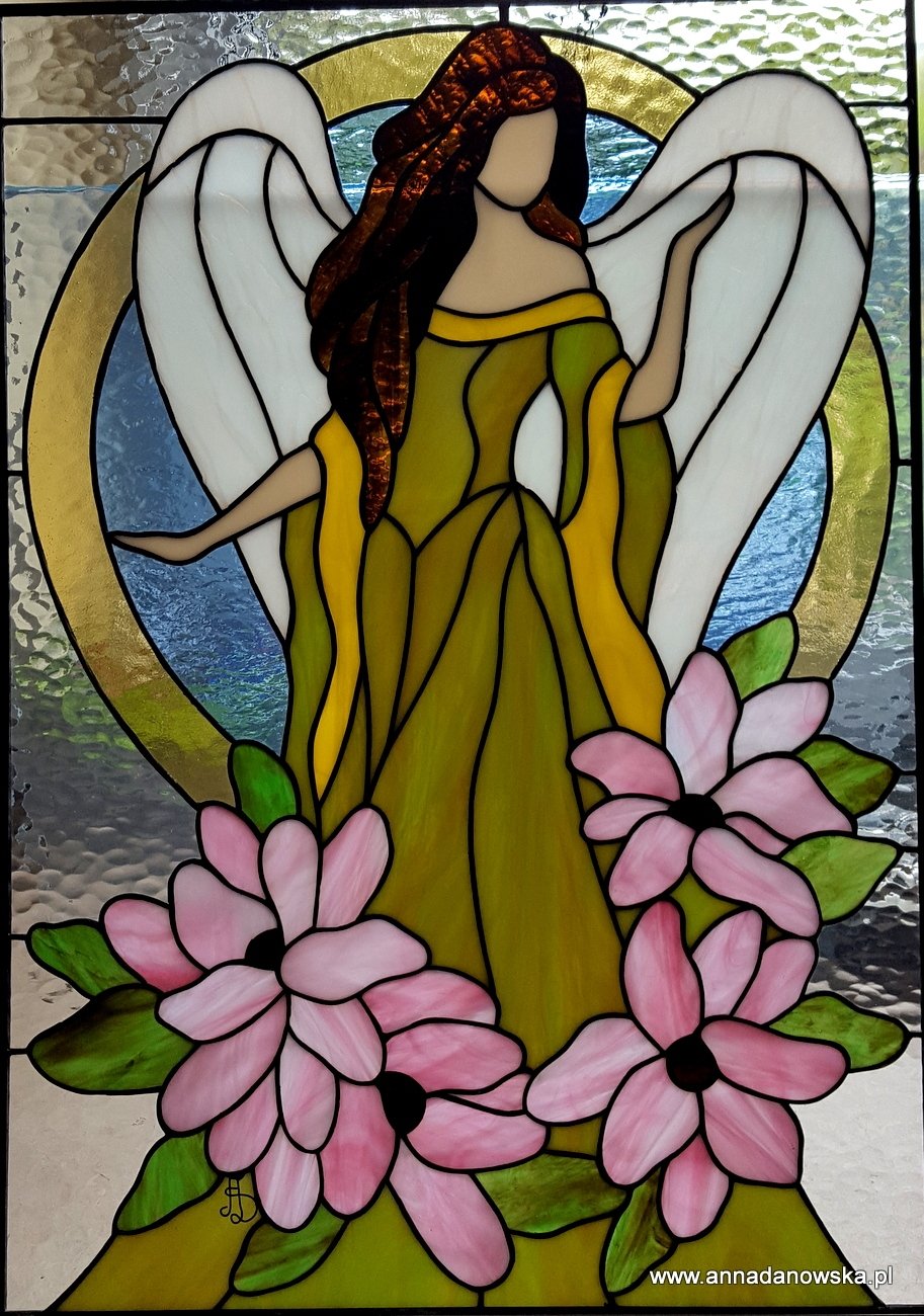 Витраж девочка