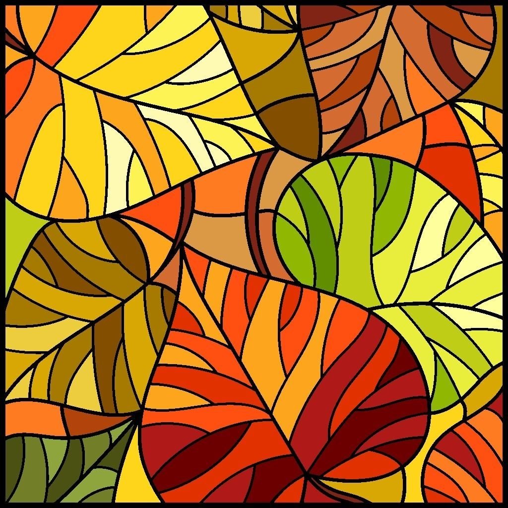 Стилизованные витражи