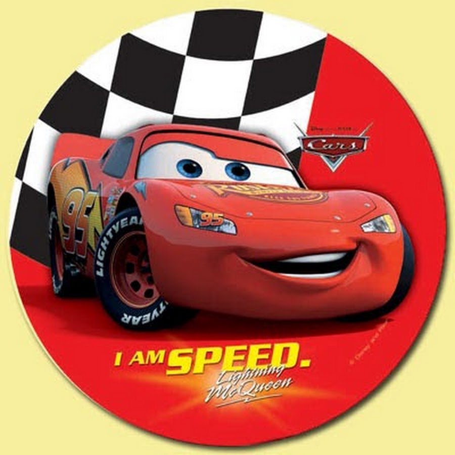 Вафельная печать Тачки