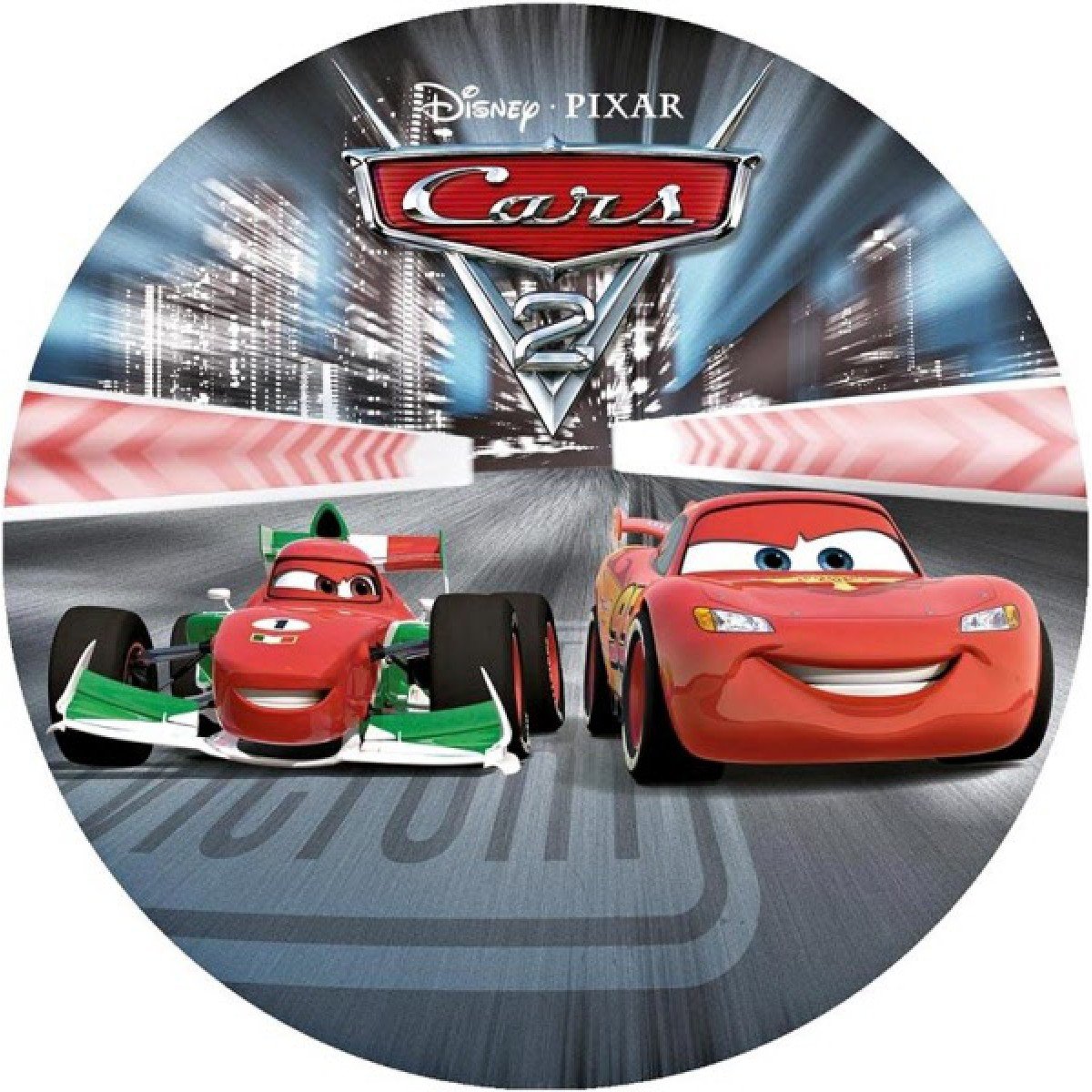 Шар фольга круг Тачки