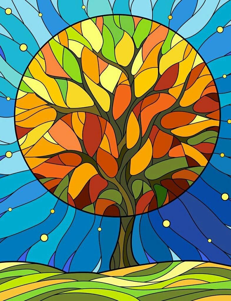 Стилизованные деревья