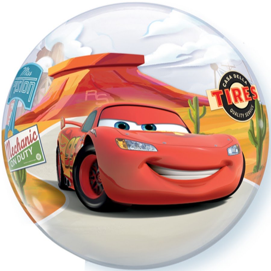 Молния Маквин круглая