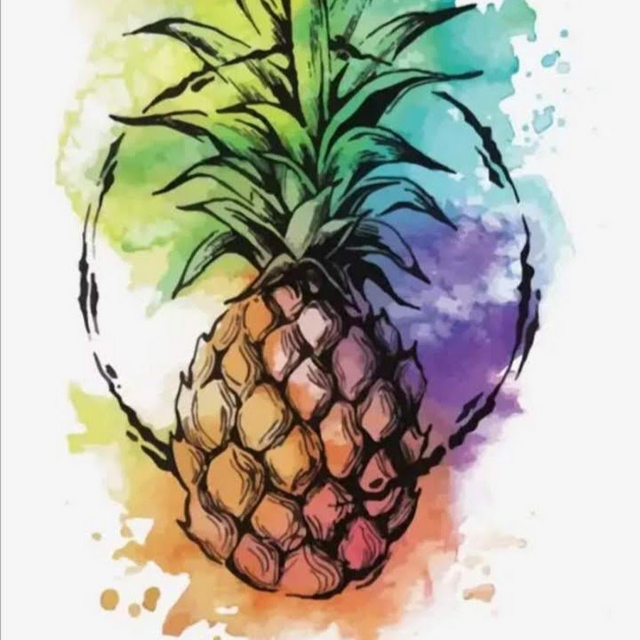 Ананас стилизация