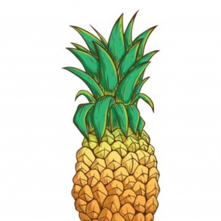 Ананас иллюстрация