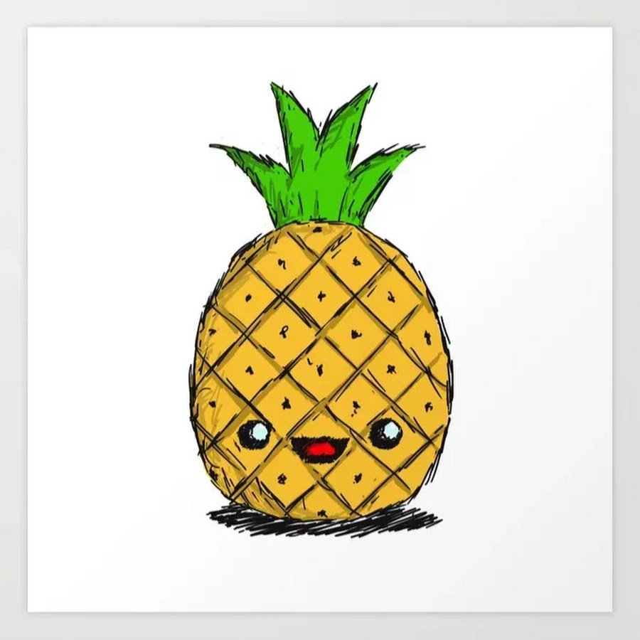 Живой ананас