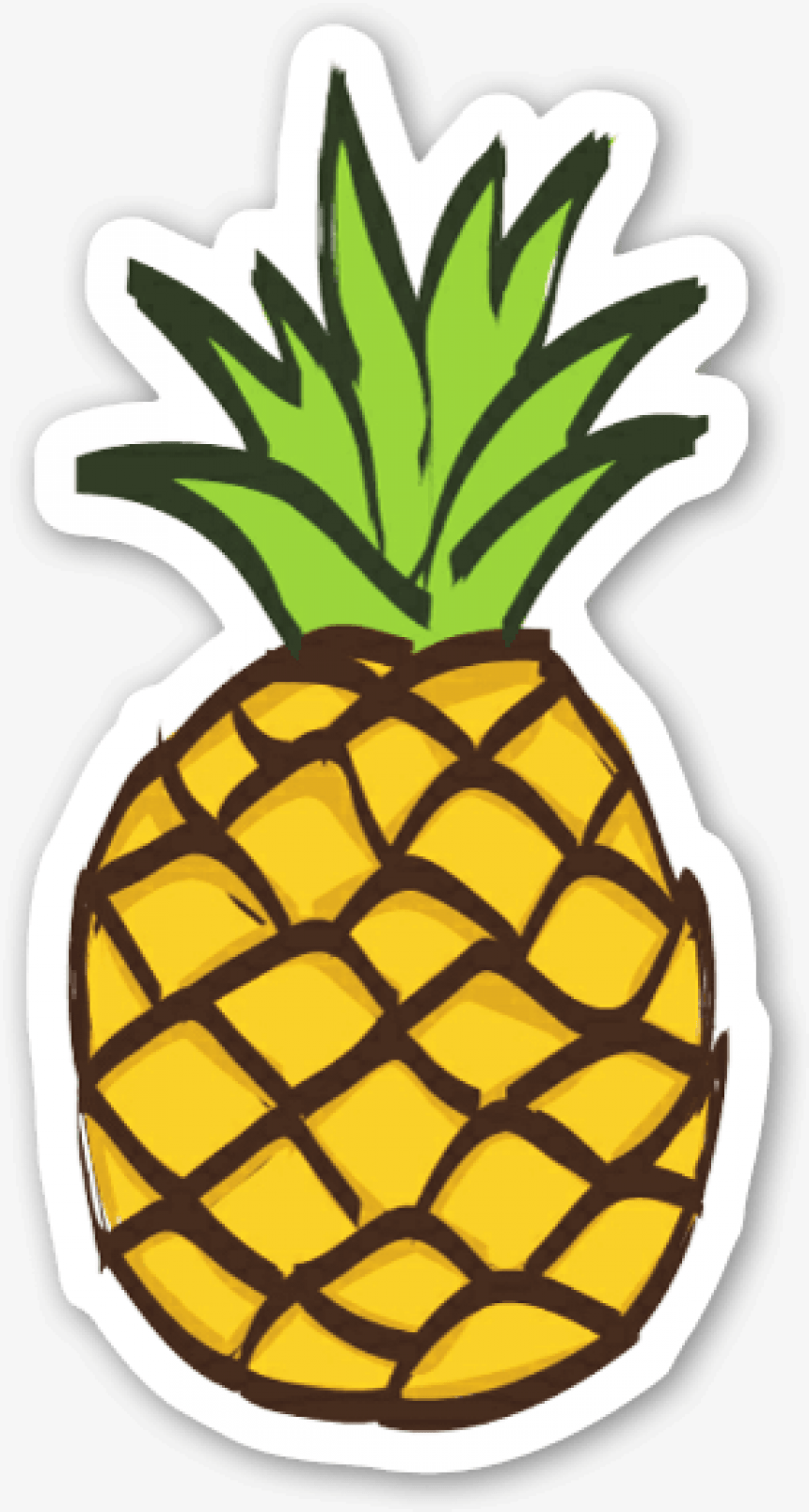 Стикер ананасик