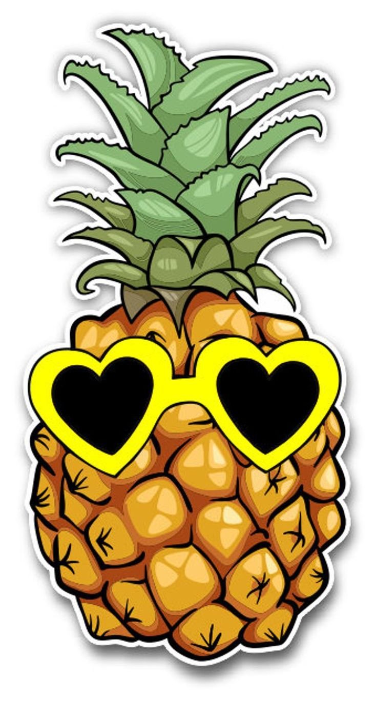 Наклейки ананас