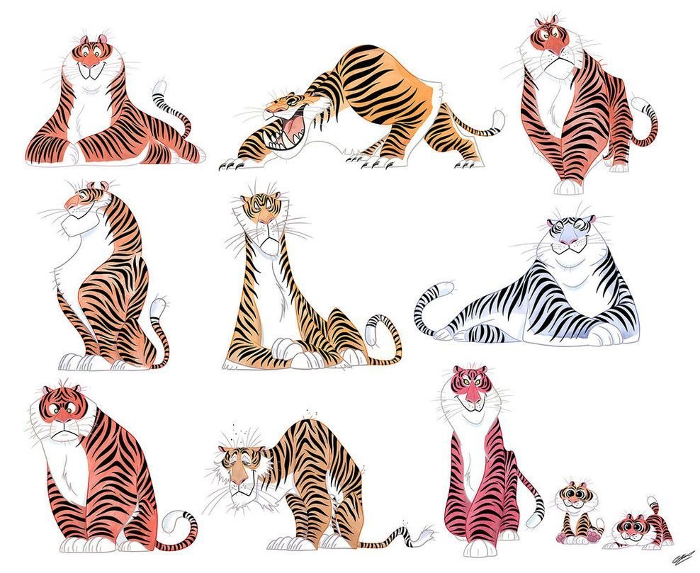 Тигр арт
