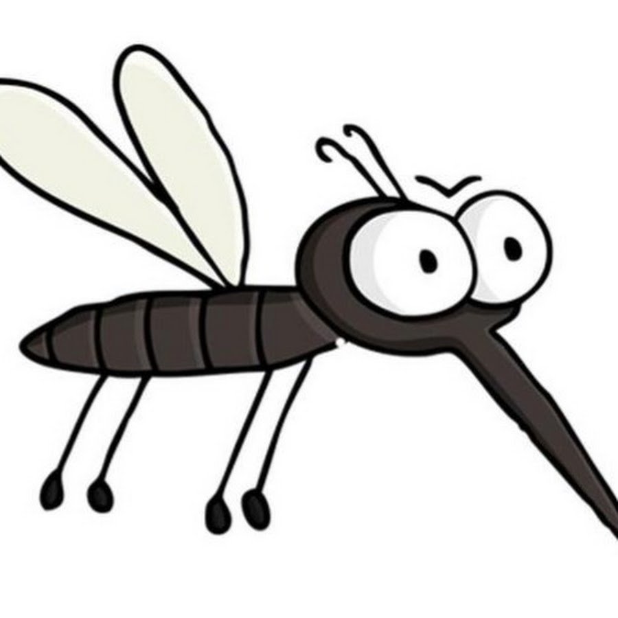 Комар мультяшный