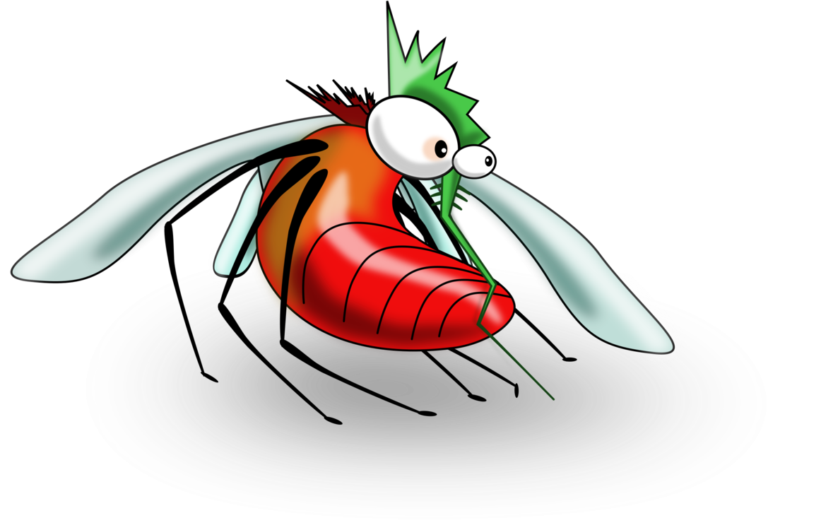 Комар мультяшный