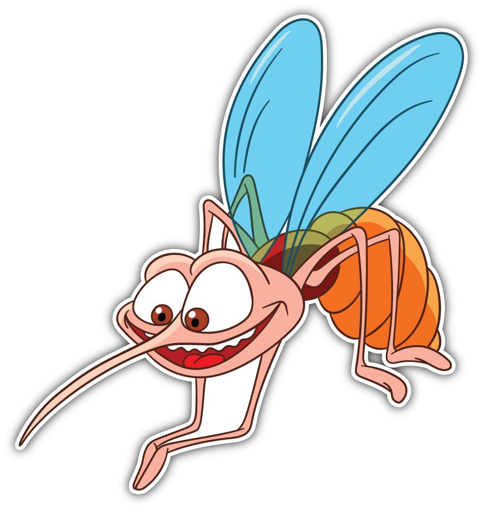 Комар мультяшный