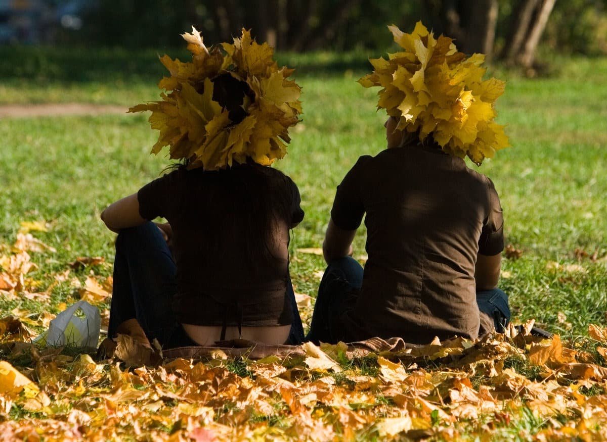 Осенние приколы с людьми