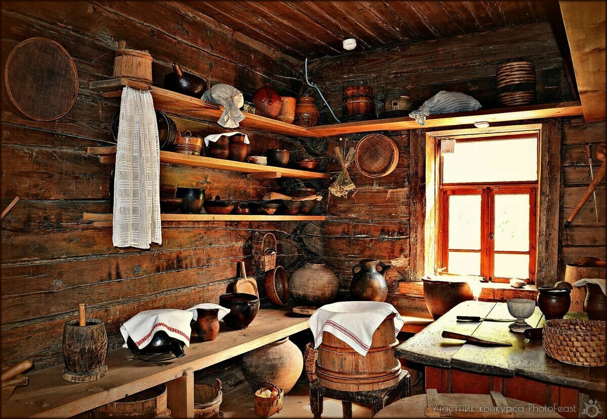 Деревенская изба
