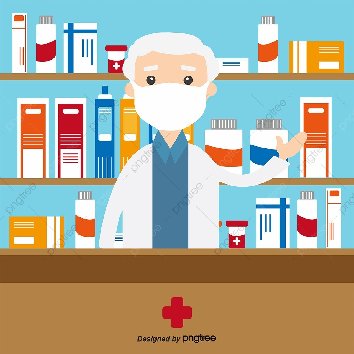 Аптека нарисованная