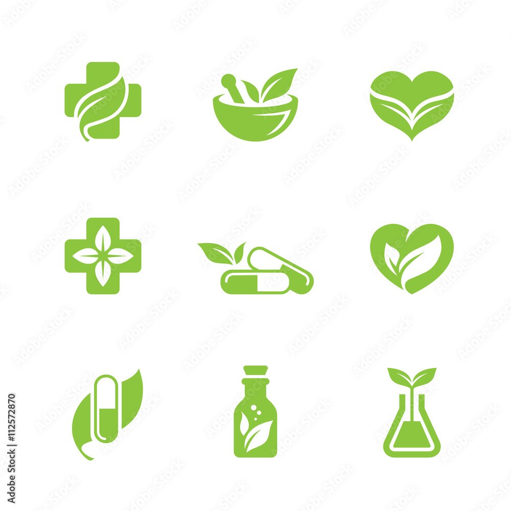 Логотип лекарственные травы