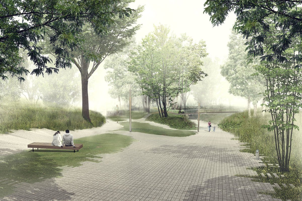 Благоустройство бульвара Заречного в Нижнем Новгороде