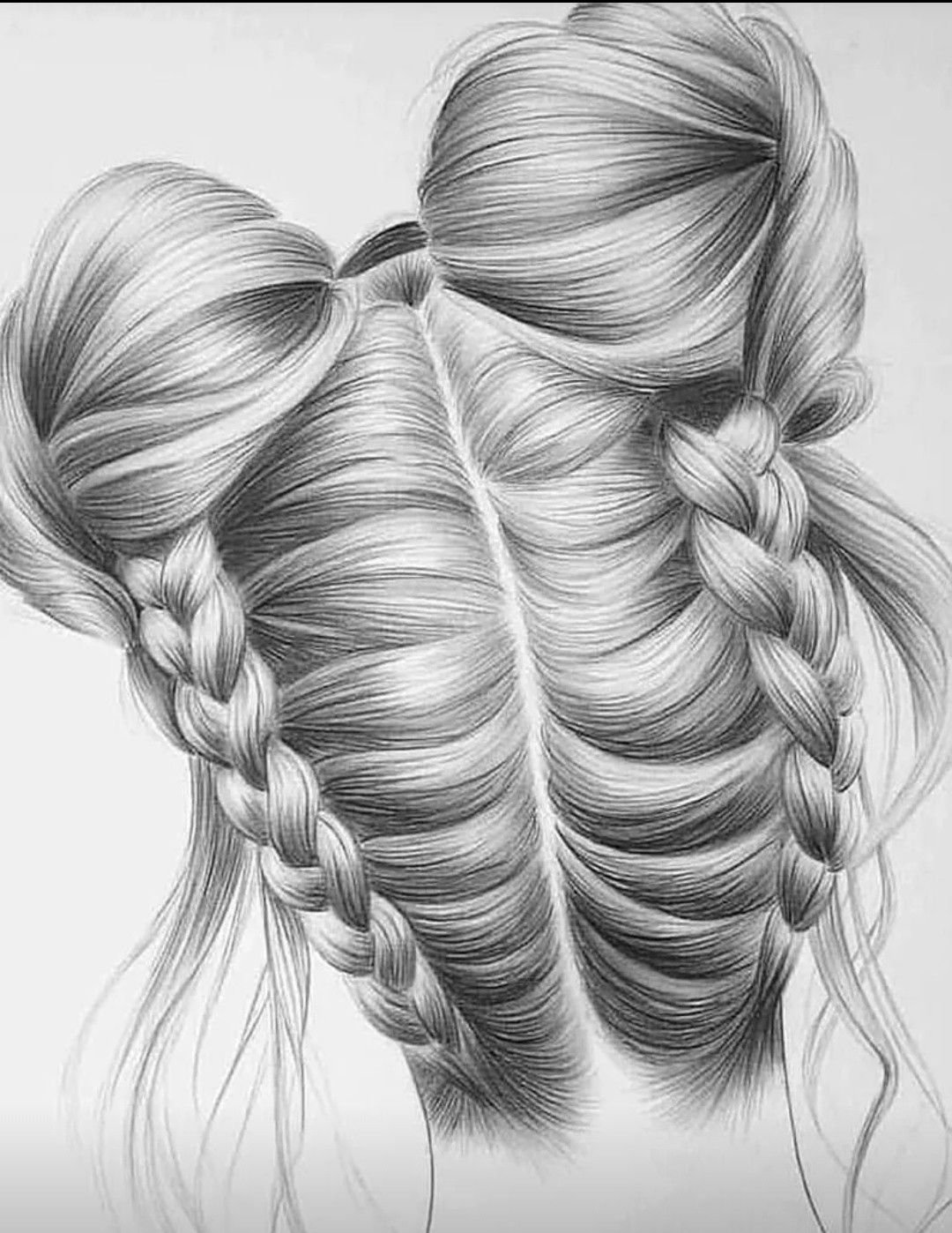 Эскиз прически