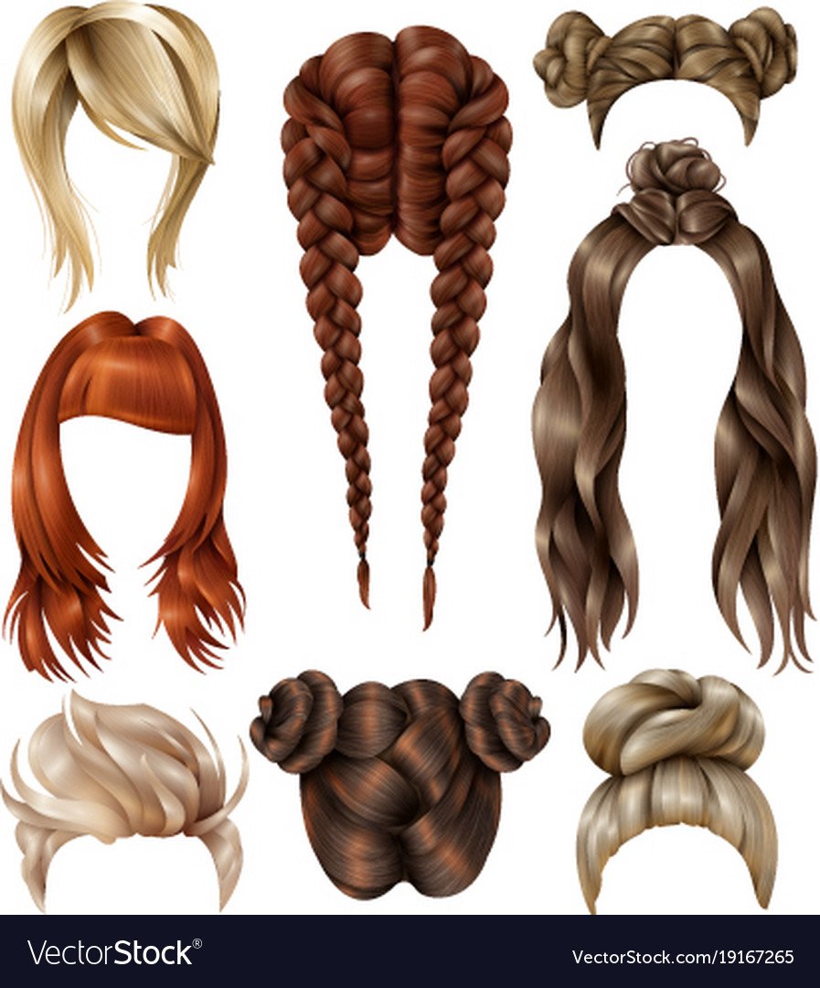 Девочка с косичками рисунок