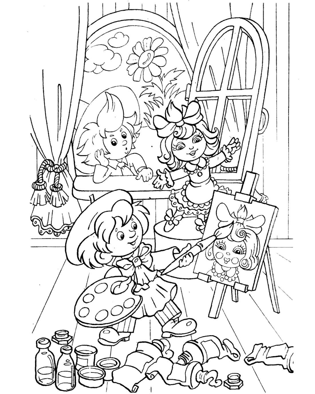 Раскраски народы мира для детей