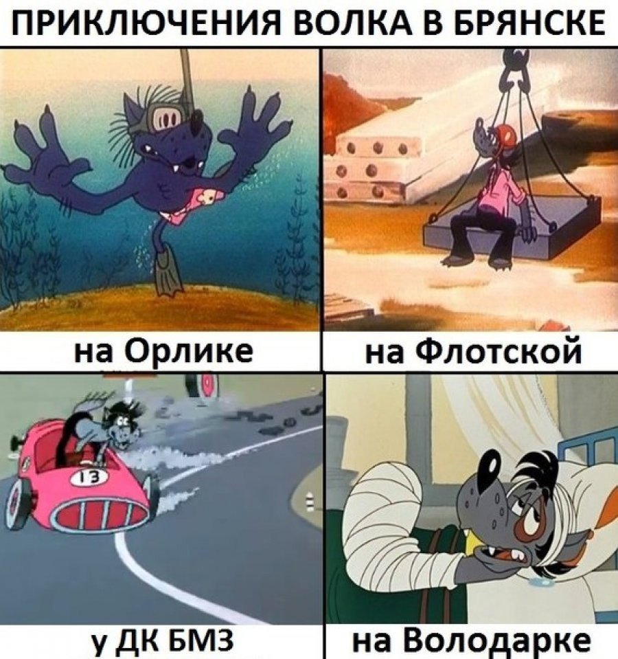 Приключения волка в