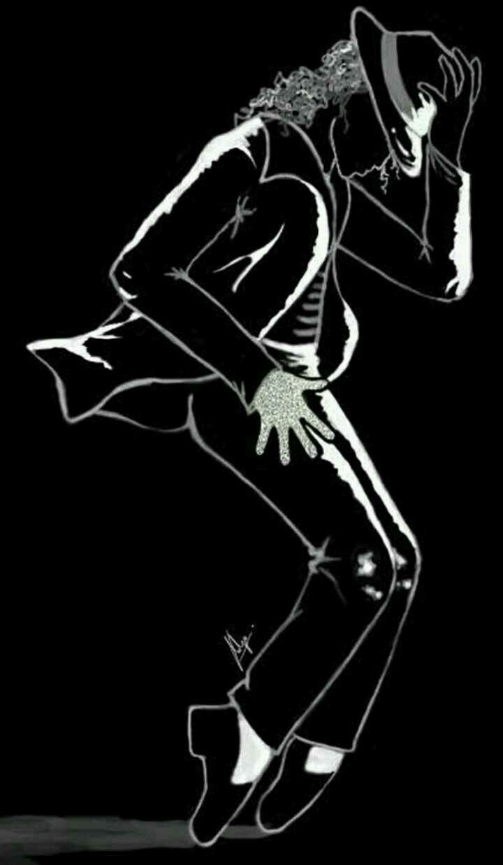 Michael Jackson силуэт арт