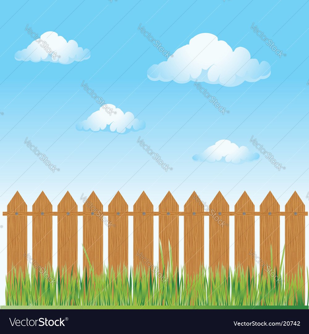 Травка и заборчик