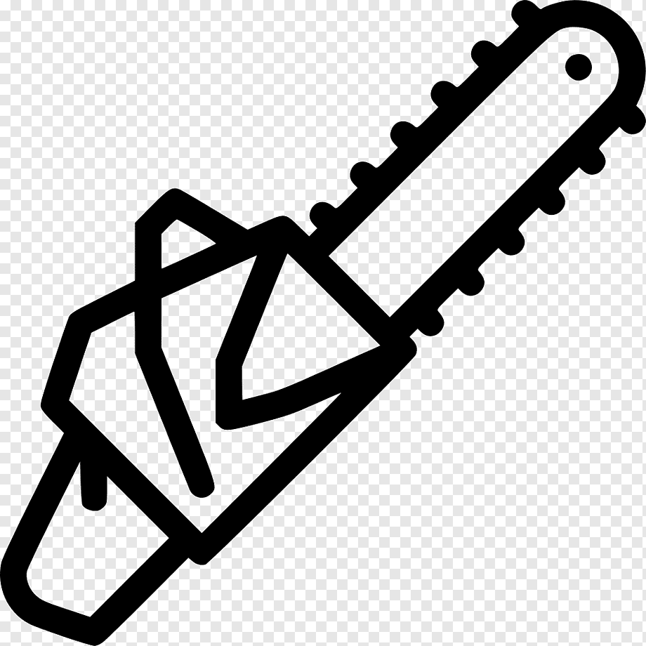 Бензопила иконка вектор