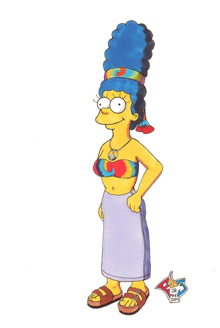 Парик мардж симпсон (7848)