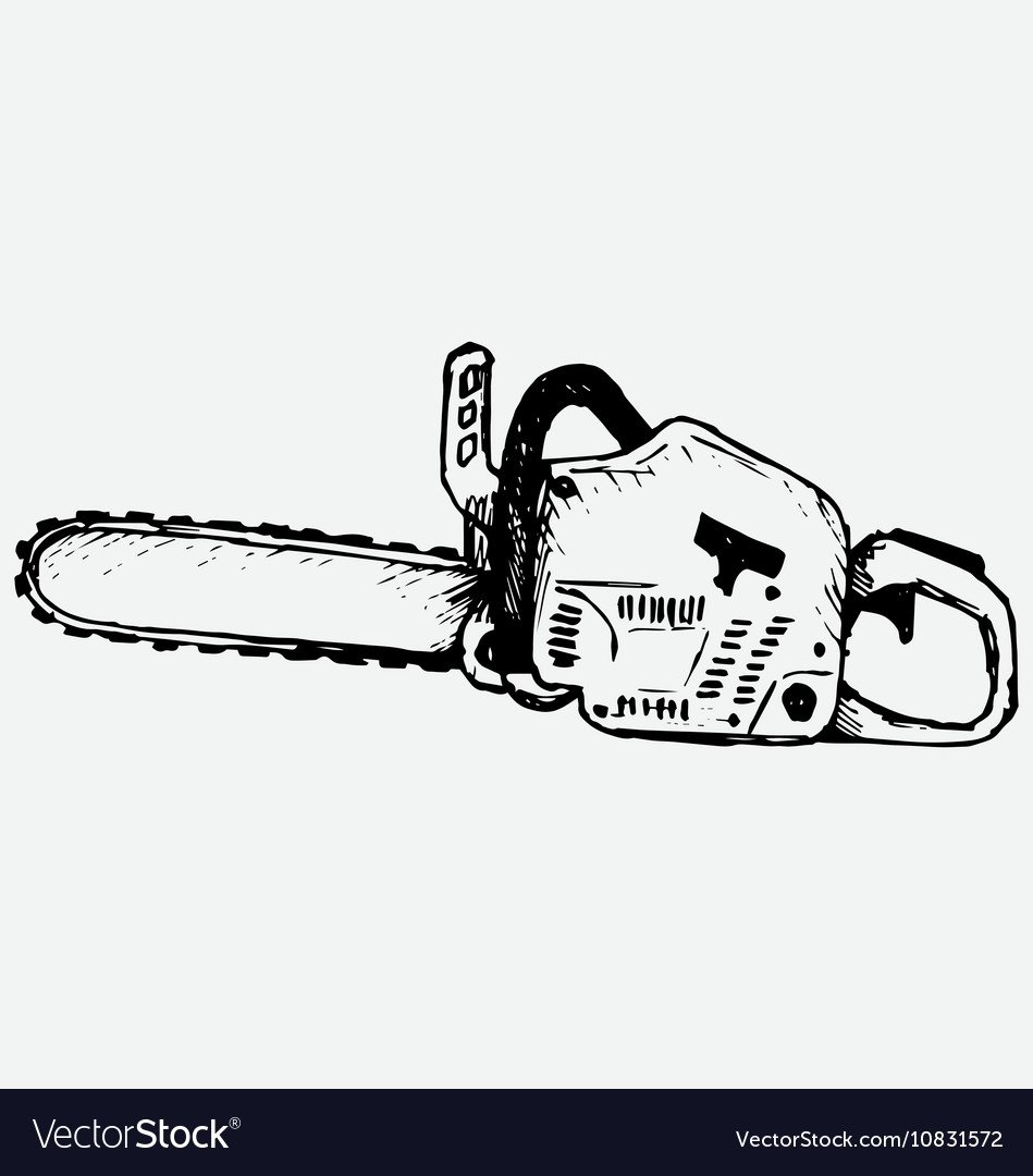 Бензопила эскиз