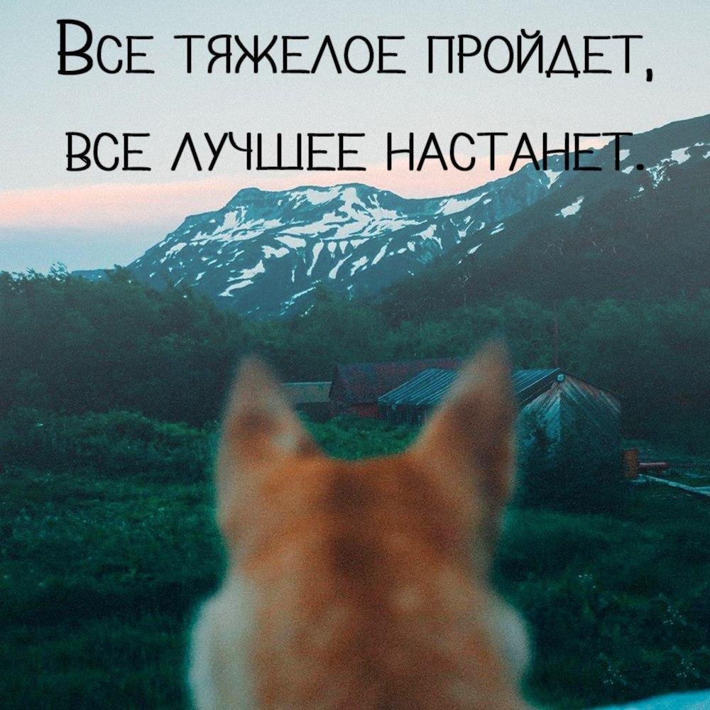 Все тяжелое пройдет лучшее настанет