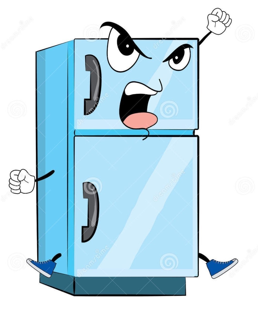 Веселый холодильник