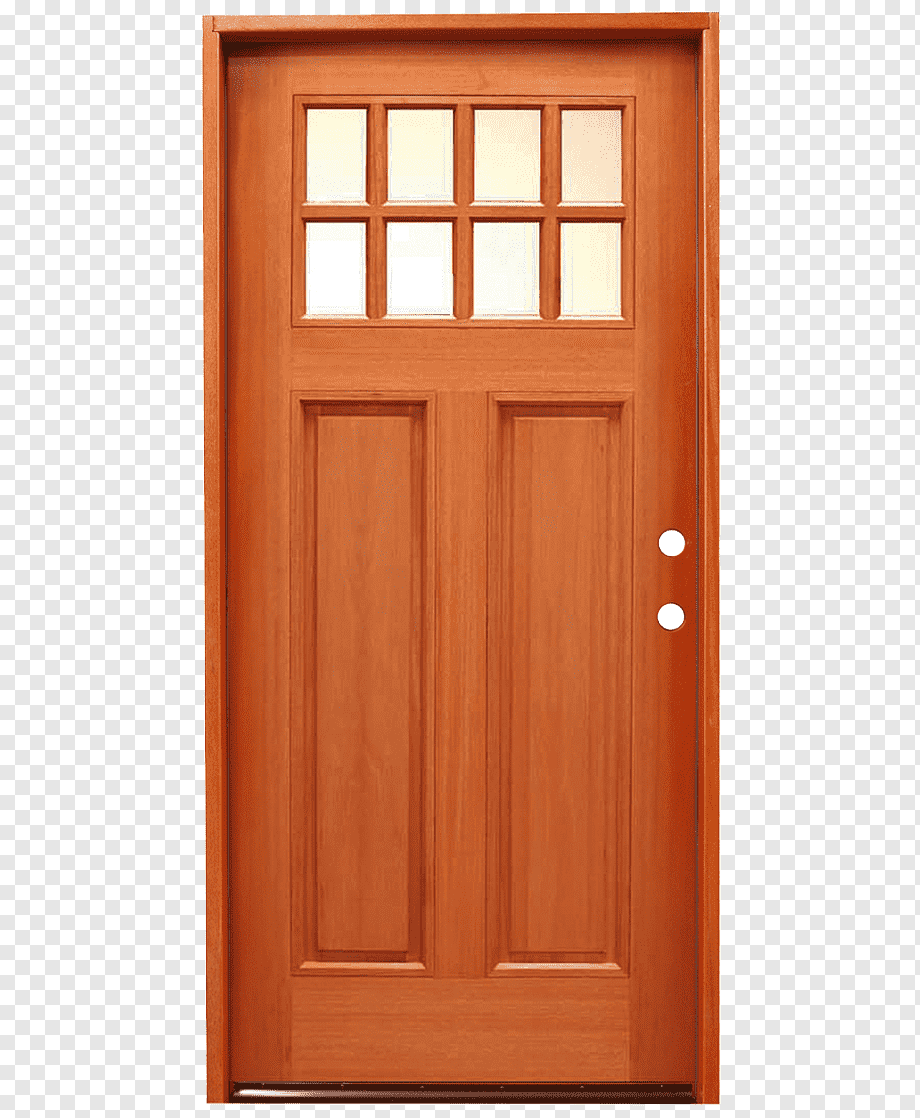 Дверь на прозрачном фоне