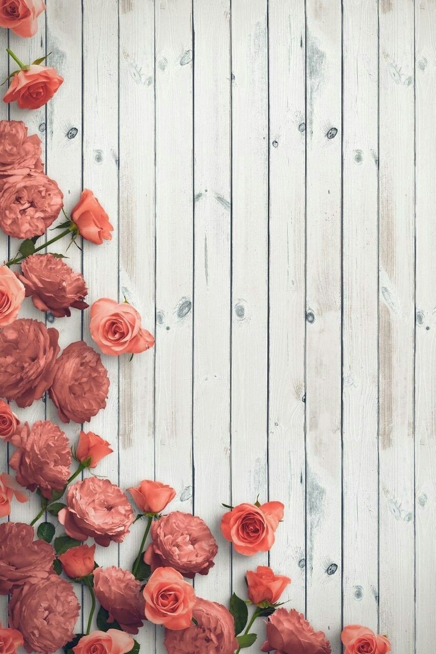 Фотофон доски с цветами