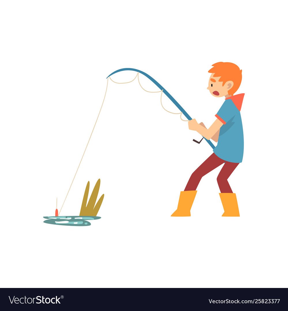 Удочка картинка для детей на прозрачном фоне