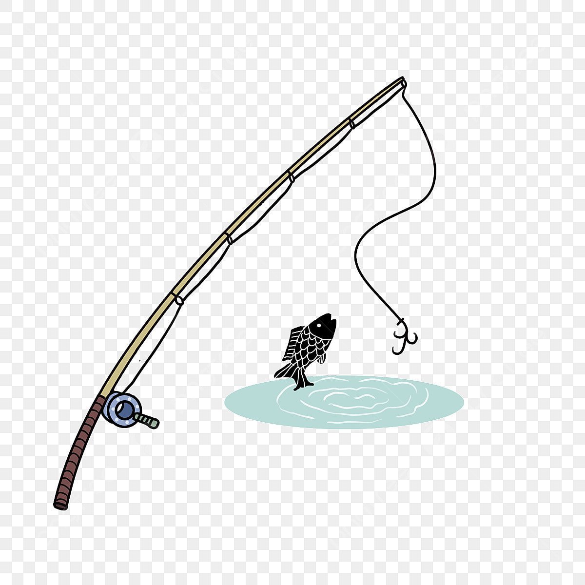 Удочка рисунок для детей