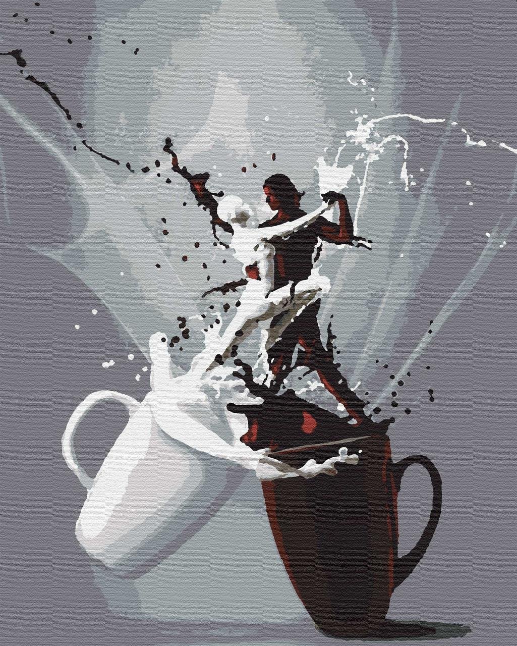 Смешная чашка кофе