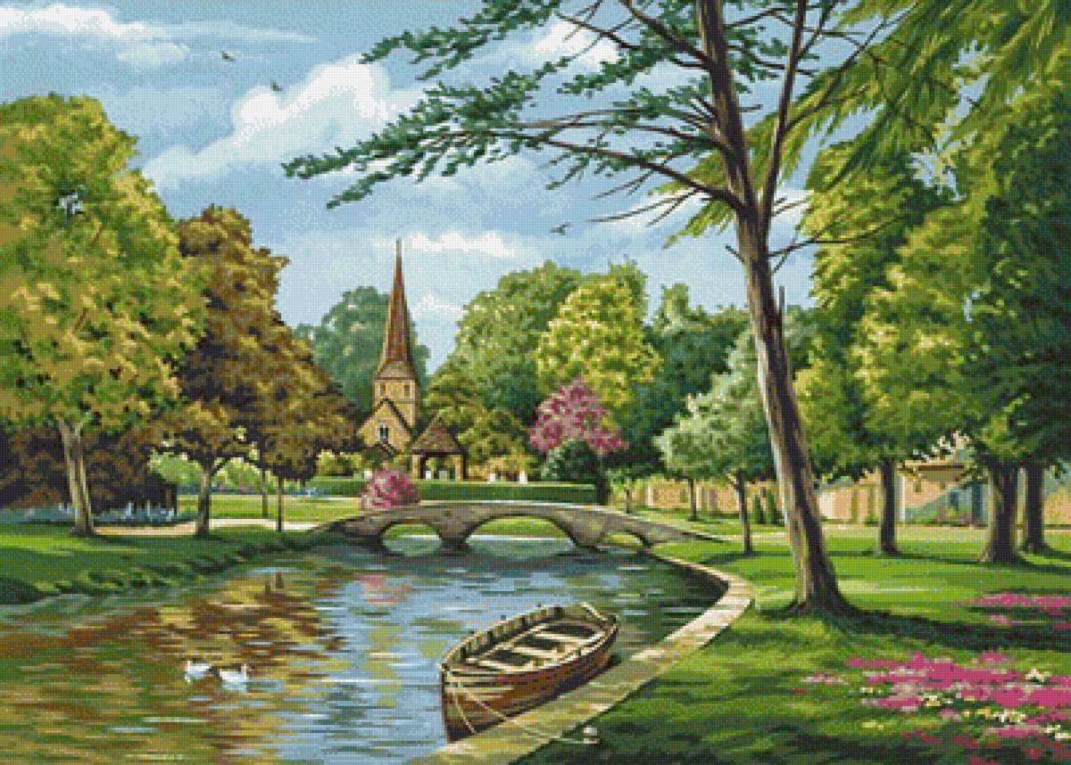 Пейзаж парков для детей