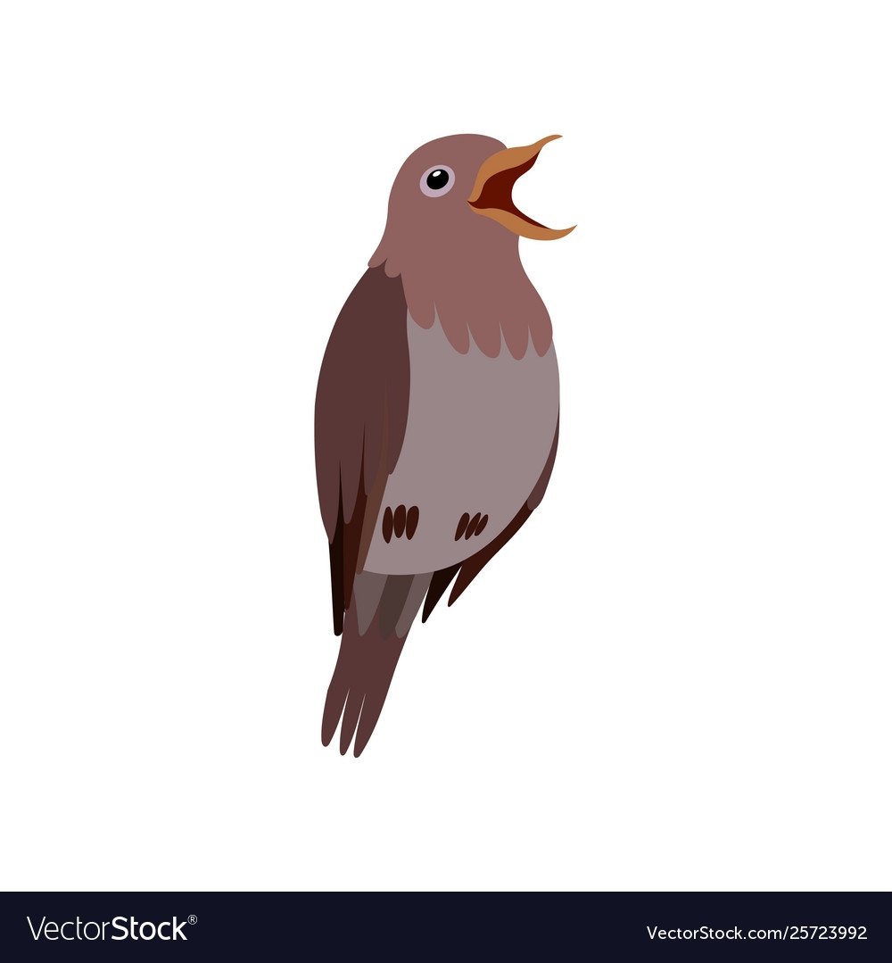 Картинка детская соловей