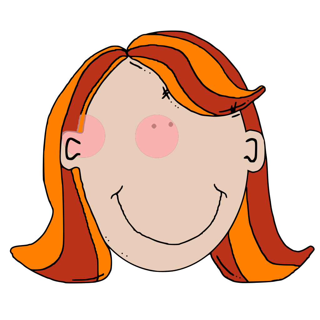 Лицо мультяшный