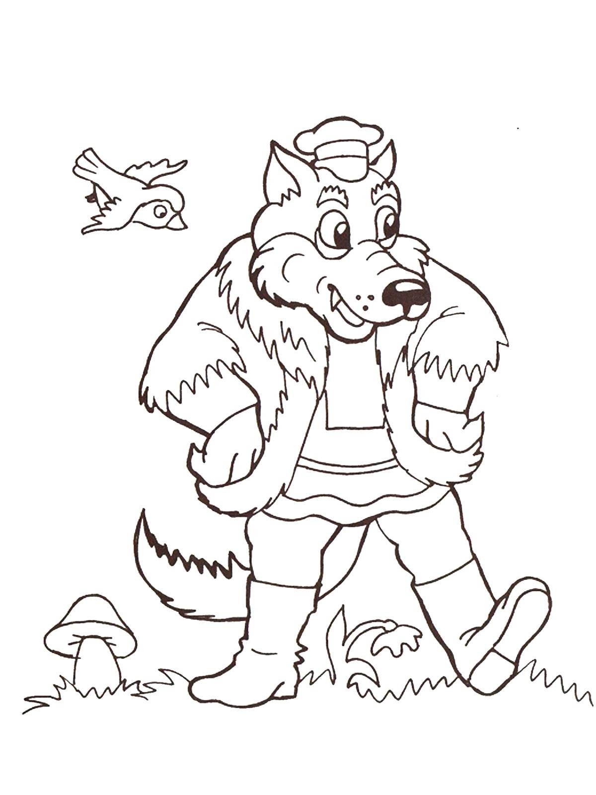 Колобок заяц волк медведь лиса