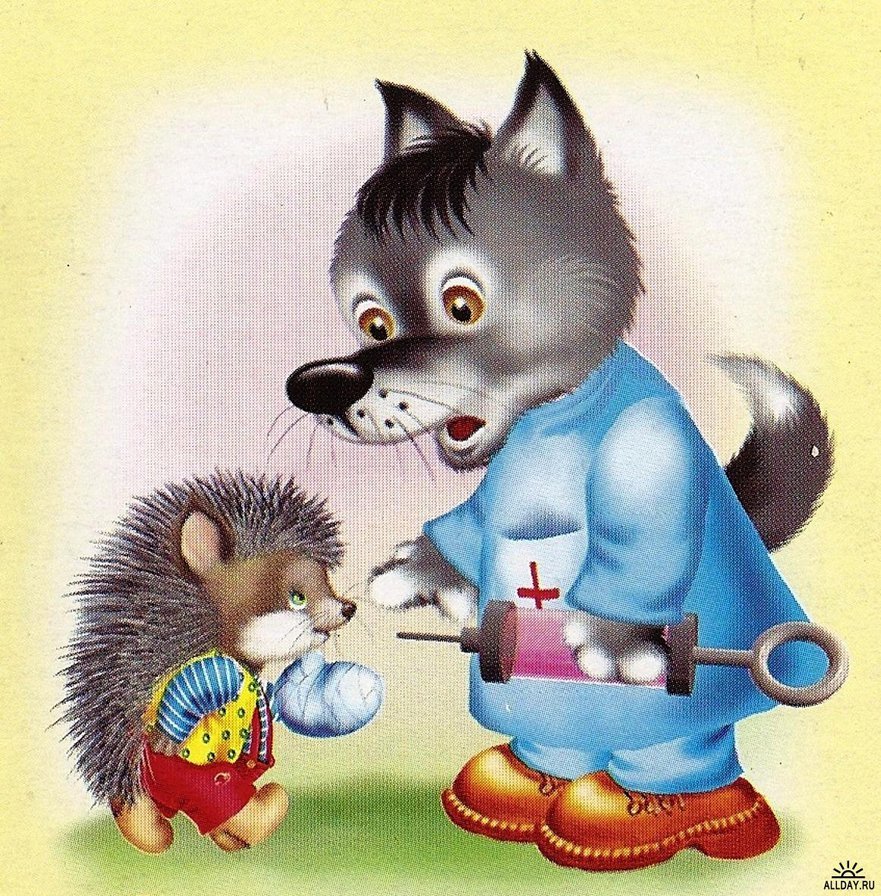 Волк мультяшный