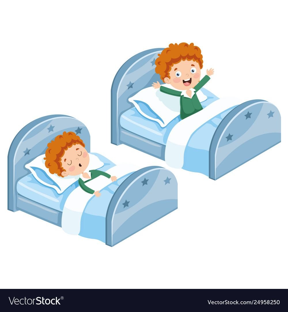 Дети спят в детском саду иллюстрации