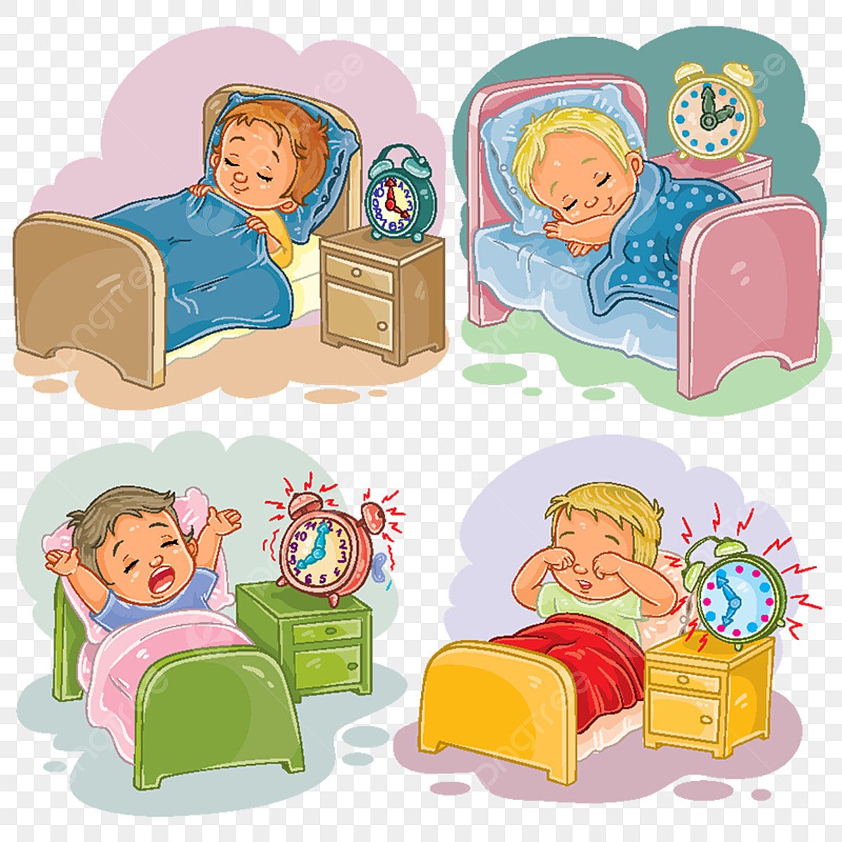 Дети спят в детском саду иллюстрации