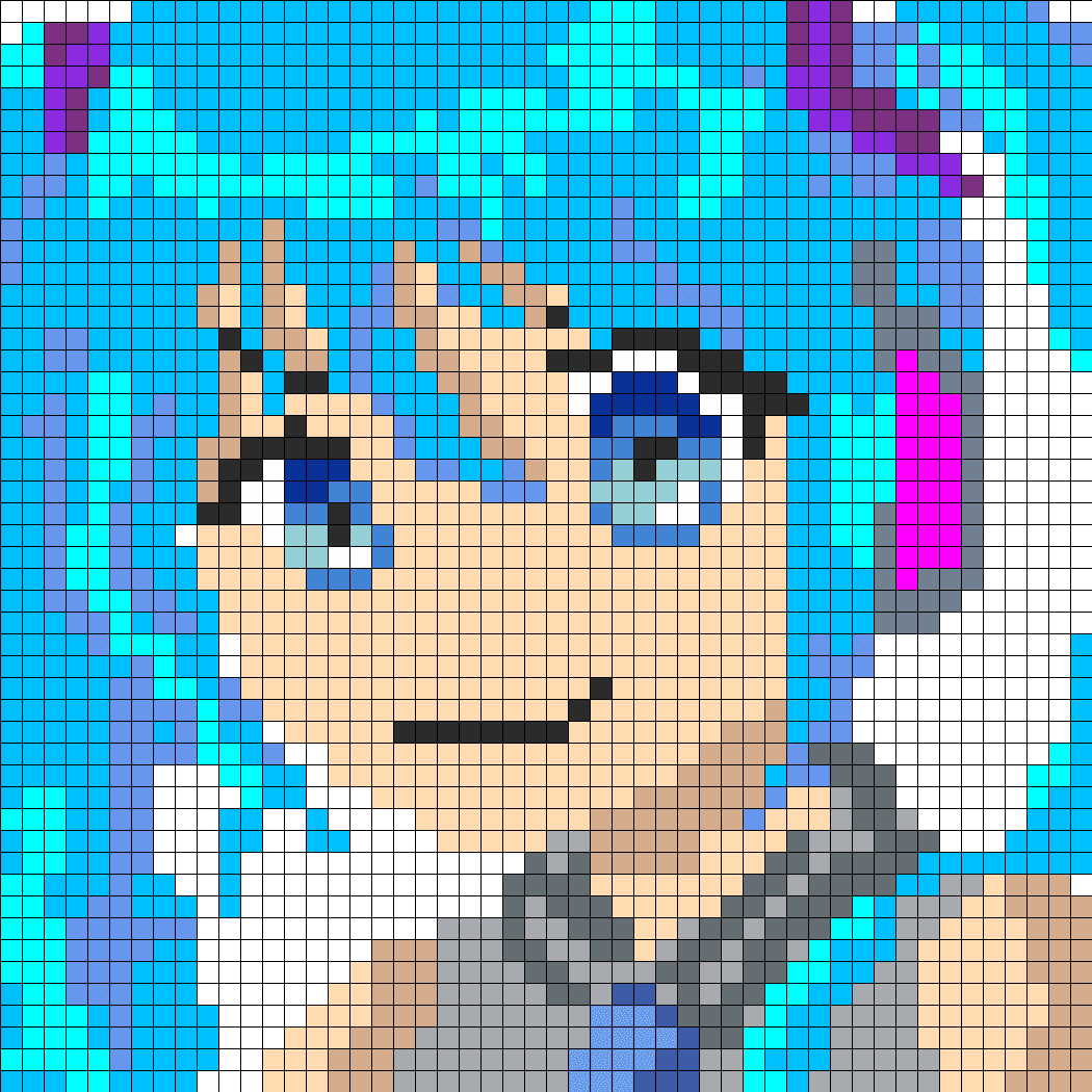 Аниме по клеточкам