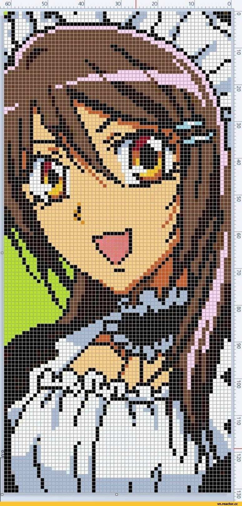 Пиксель арт аниме 32x32