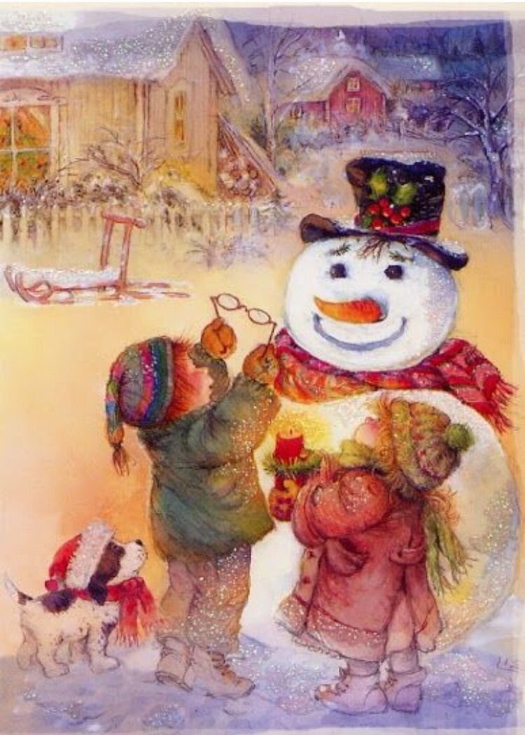 Lisi Martin иллюстрации Рождество