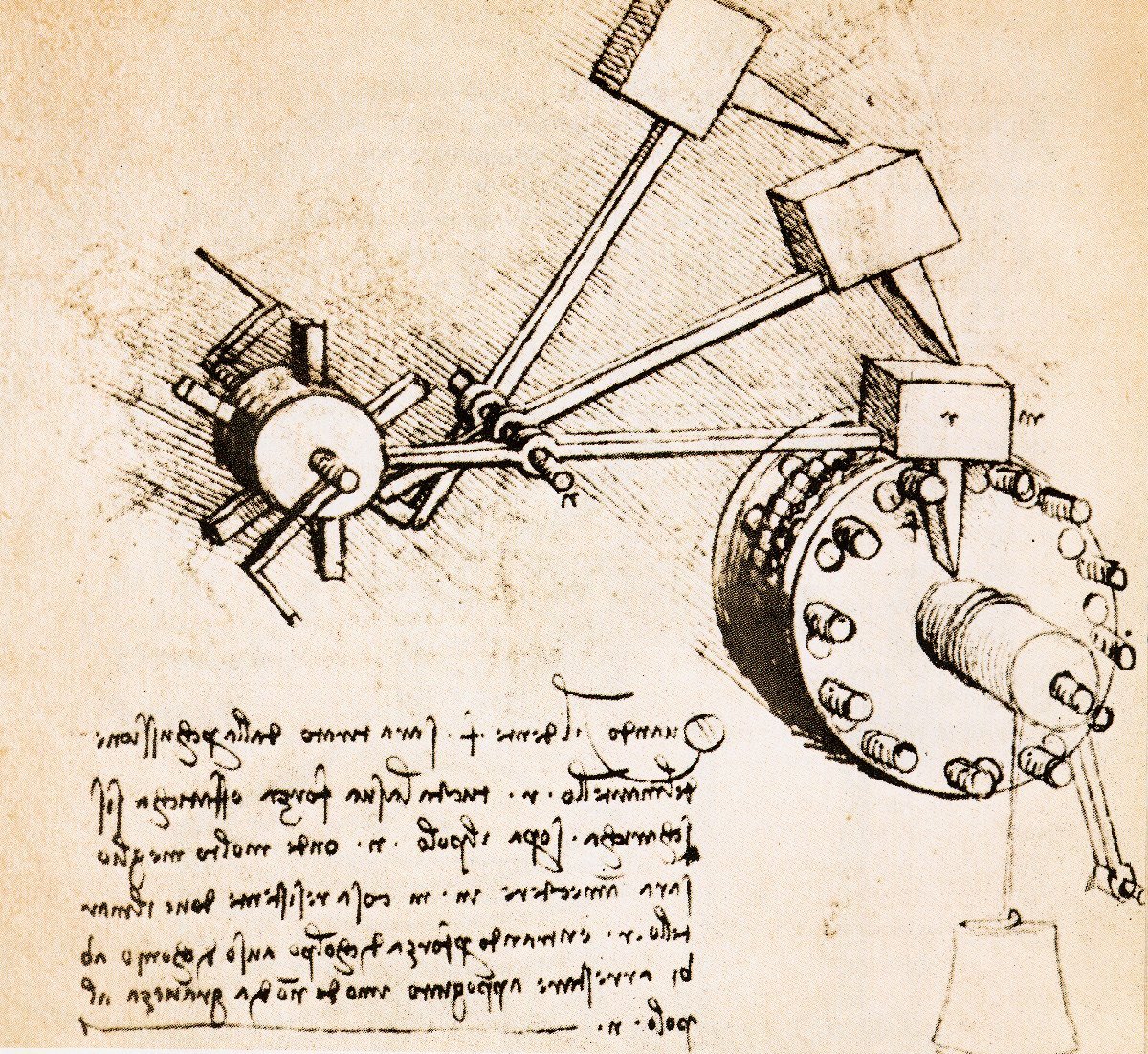 Чертежи Леонардо да Винчи